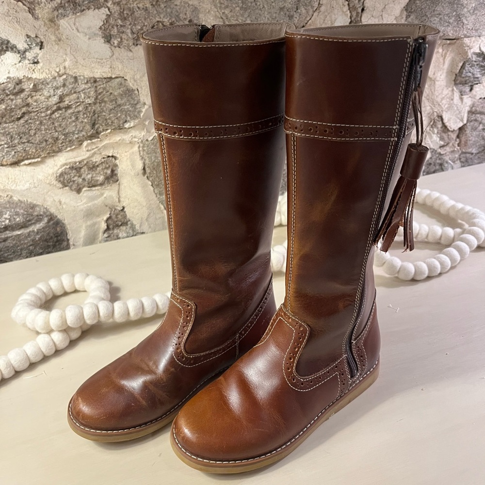 Elephantito Saddle Leather Riding Boots